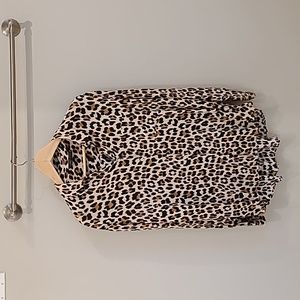 Zara cheetah print top